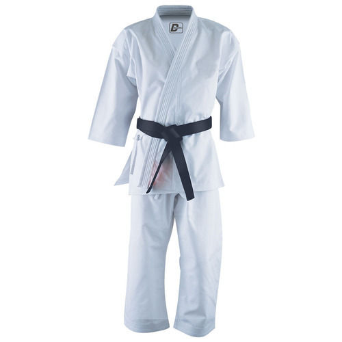 Plain White Karate Uniform Age Group: Adults