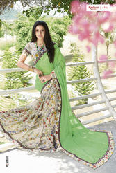 Georgette Printed Saree for Party and Festive