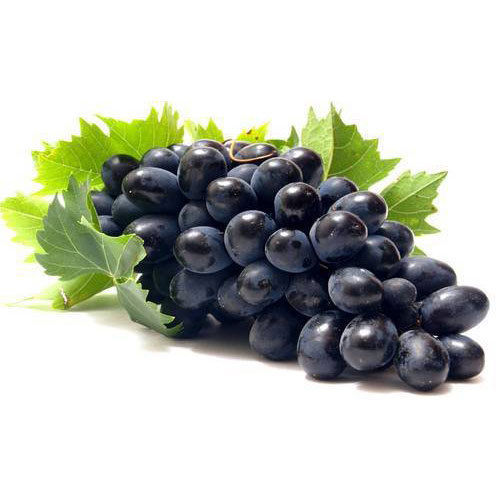 Organic Natural Black Grapes - A Grade, 5 Kg Carton | Promotes Blood Sugar Control and Cardiac Health