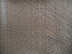 Brown Embossed PVC Leather