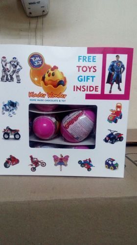 100 Pcs Kinder Joy Chocolate Surprise Eggs -For Boys - surprise gifts inside