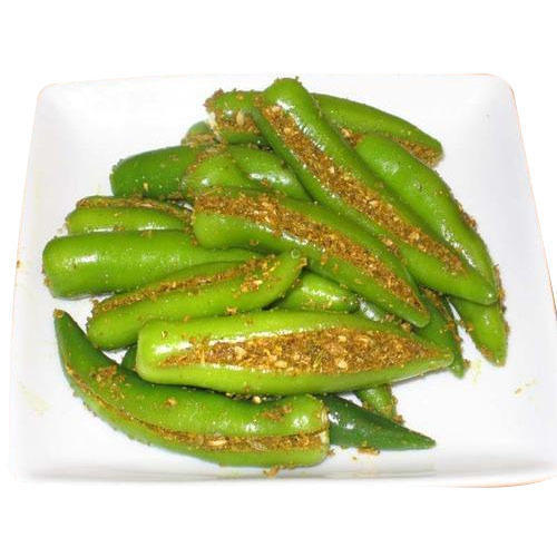 Mouth Watering Green Chilli Pickle