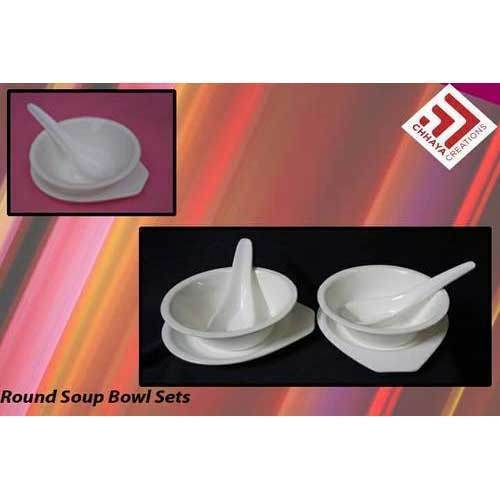 Acrylic White Bowl Set