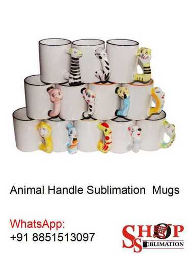 Animal Handle Sublimation Mug