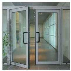 अस्पताल और कार्यालय में कांच के दरवाजे