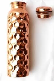 Hammered Copper Drinking Bottles