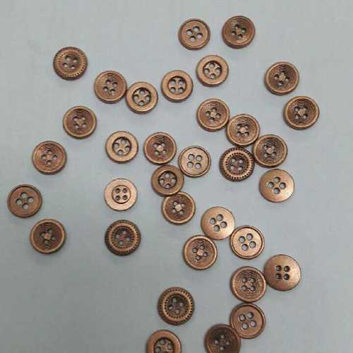 Plain Metal Buttons - Sturdy And Elegant Designs In Various Sizes | Perfect Finishing For Fashionable Garments