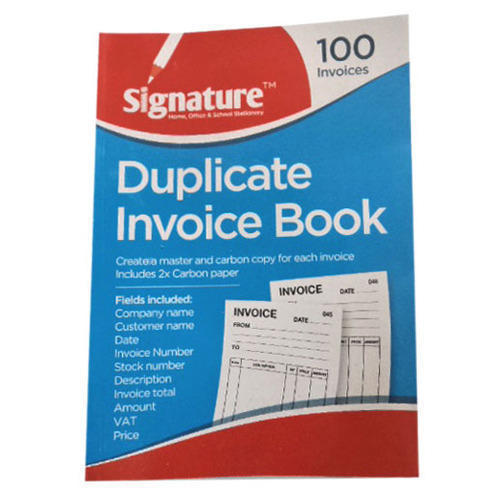 Reliable Duplicate Invoice Book