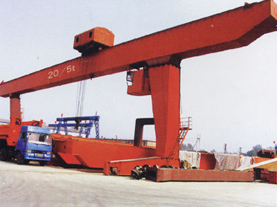 Single-Girder Gantry Crane With Hook