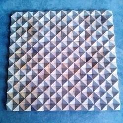 Firebrick Teak Diamond Pattern Mosaic Tile