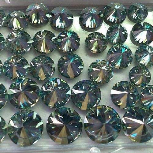 Synthetic Diamond High Strength Light Blue Mossanite