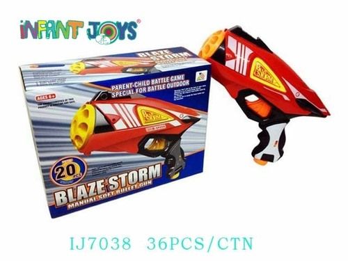 7038 Good Quality Plastic Dart Toy Gun