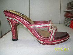 High Heel Crystals Sandals