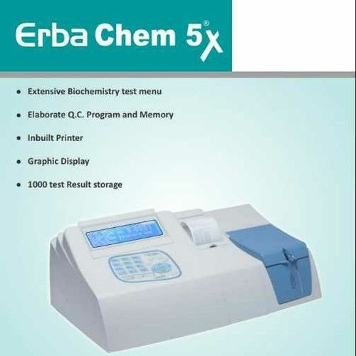 Erba Chem 5x Transacia Biochemistry Analyzer