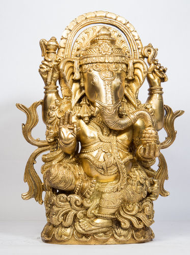 Brass Ganesha God Statues