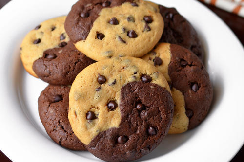 Rich In Taste Half Chocolate Cookies