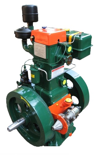 Lister Type Diesel Engine - 6HP to 16HP Single Cylinder Water Cooled | Manual/Battery Start, TRB/Bush Bearings Variants Available