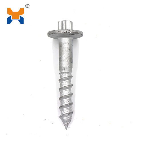 Plain (Oiled) Concrete Ss 8-150 Sleeper Screw Spike For Railway Fasteners