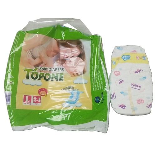 White Dry Surface Comfortable Care Baby Diaper