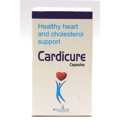 Cyan Ayurcure Cardicure Capsules For All Types Of Heart And Vasular System