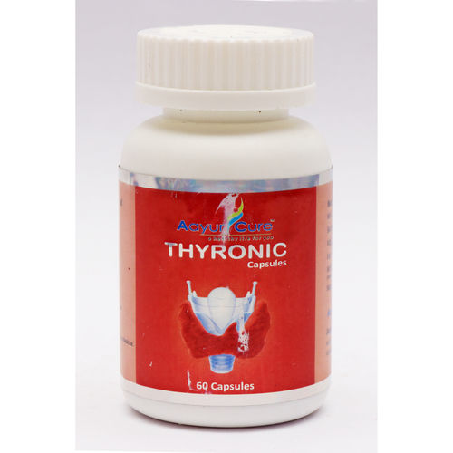 Ayurcure Thyronic Capsules - Herbal Remedy For Both Types Of Thyroid