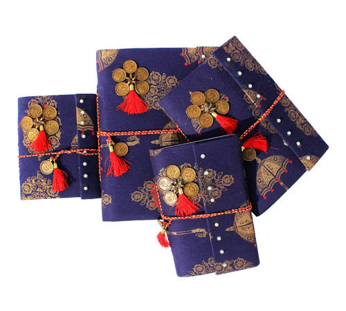 Handmade Designer Paper Diaries Sewing Binding