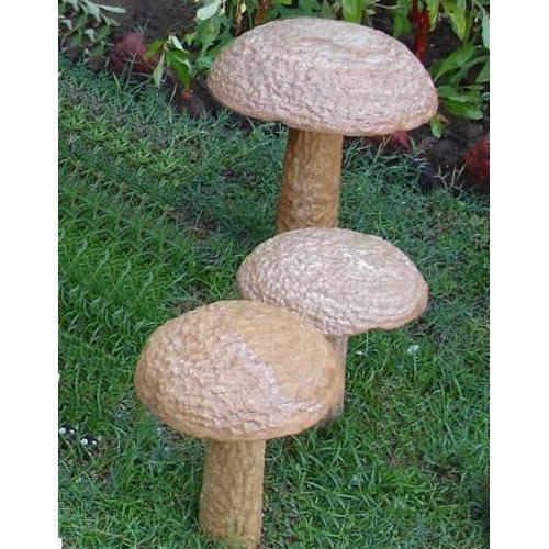 Outdoor Round Sandstone Mushrooms