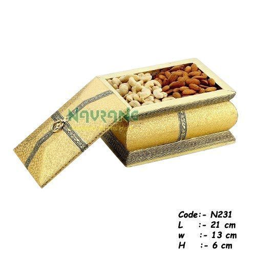 Square Shape Designer Dry Fruit Boxes