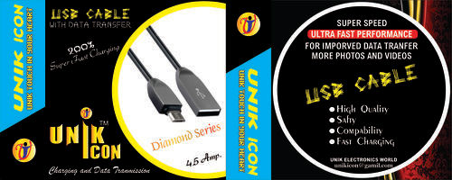 Faster Data Cable For Mobile Length: Available In 4 To 40 Foot (Ft)