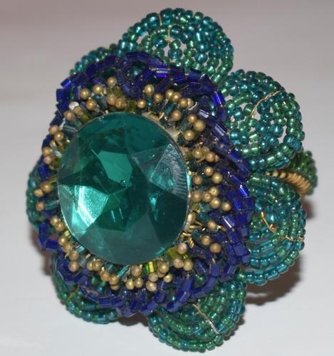 Beaded Round Napkin Ring