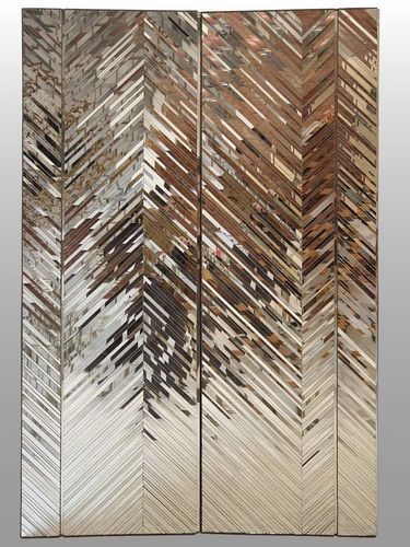 Decorative Panel in Mirror Marquetry