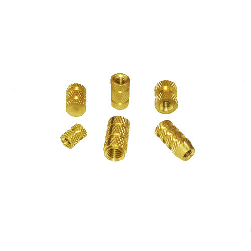 Brass Cross Knurling Inserts