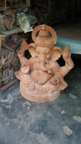 Clay Lord Ganpati Idol