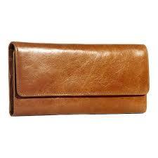 Available In Different Color Ladies Brown Leather Wallet