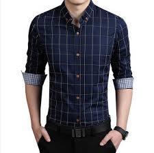 Mens Check Design Casual Shirt