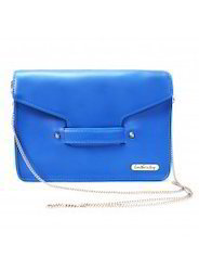 Royal Blue Chain Sling and Clutch