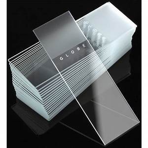 Transparent Rectangular Slide Glass