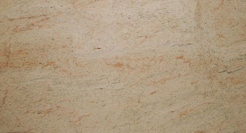 Rubber And Metal Ivory Brown Granite Slabs