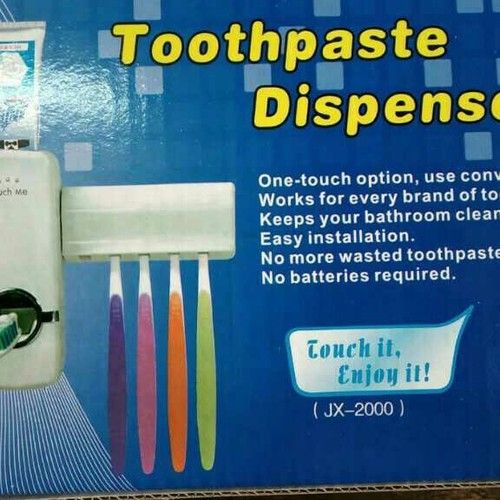 One Touch Toothpaste Dispenser