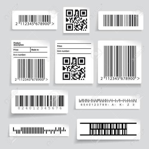 Printed Bar Code Sticker