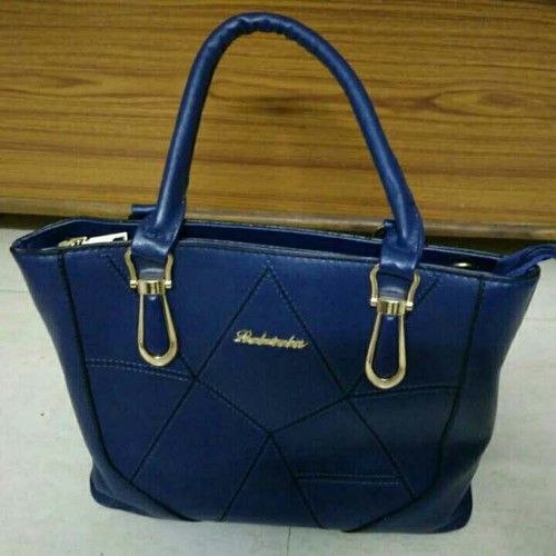 Blue Attractive Design Leather Purse