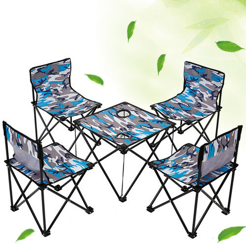 Outdoor Easy Folding Tables And Chairs Leisure Beach Picnic Mini Tables And Chairs Suits