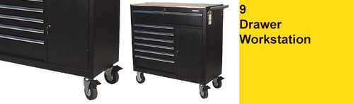 9 Drawer Workstation With Wheels Warranty: One Year Of Motor