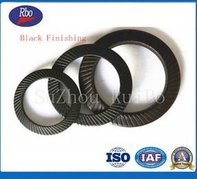 Black Finish Double Knurl Lock Washer Application: Used In Many Industries: Energy