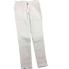 White Branded Denim Jeans