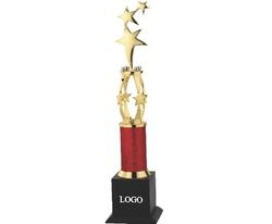 Brass and Gold Plated Star Trophy