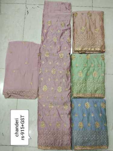 chanderi suits