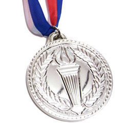 Silver Brass Sport Medal, Shape: Round, Size: 3 mm at Rs 100/piece in  Chennai