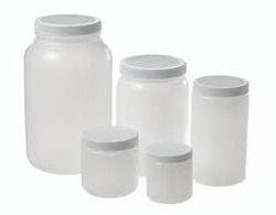 White Rigid Plastic Jars