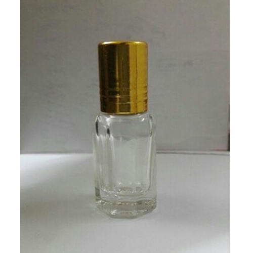 पारदर्शी ग्लास अत्तर बोतल (6ml)